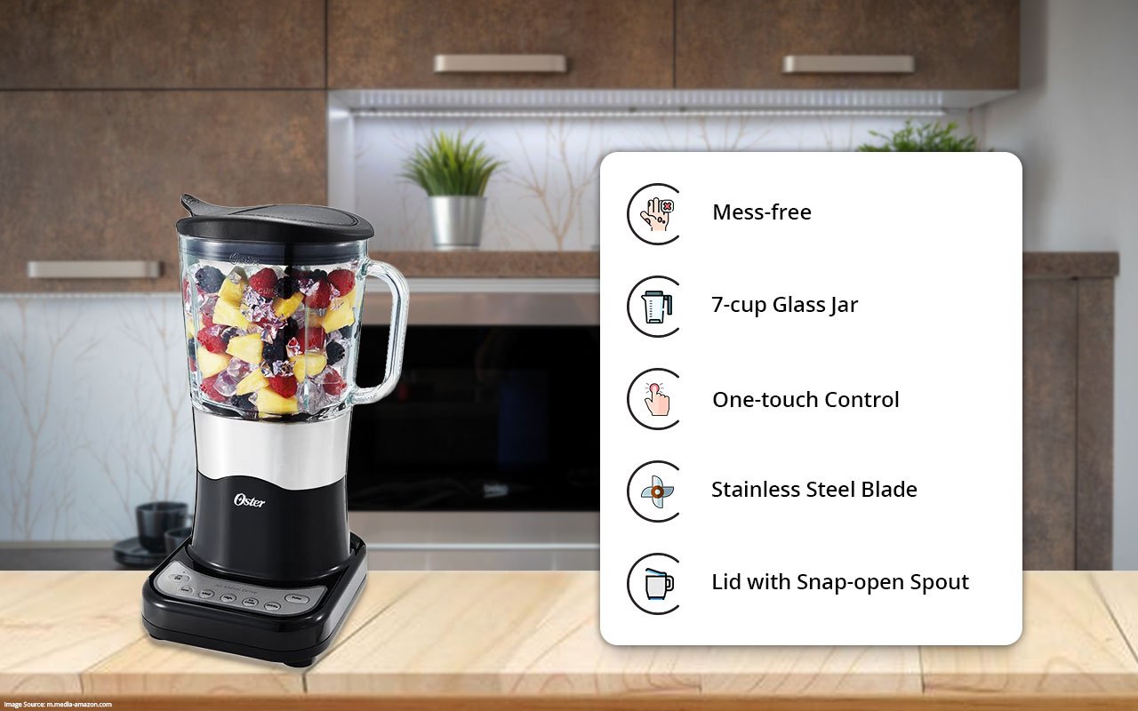 Oster BLSTDG B Blender with 6 Speed Settings and 7 Cup Jar